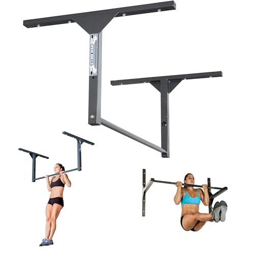 Stud Bar Heavy-Duty Pull-Up Bar – Ceiling or Wall Mount – Gym-Quality Steel, 600 lb Capacity – Fits 9 ft Ceilings