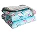 Sunshine Baby Blanket with Sherpa Fleece Light Warm Soft Fuzzy Baby Plush Blankets Unisex for Girls Boys Newborn Kids,30" X 40",Rainbow Unicorn