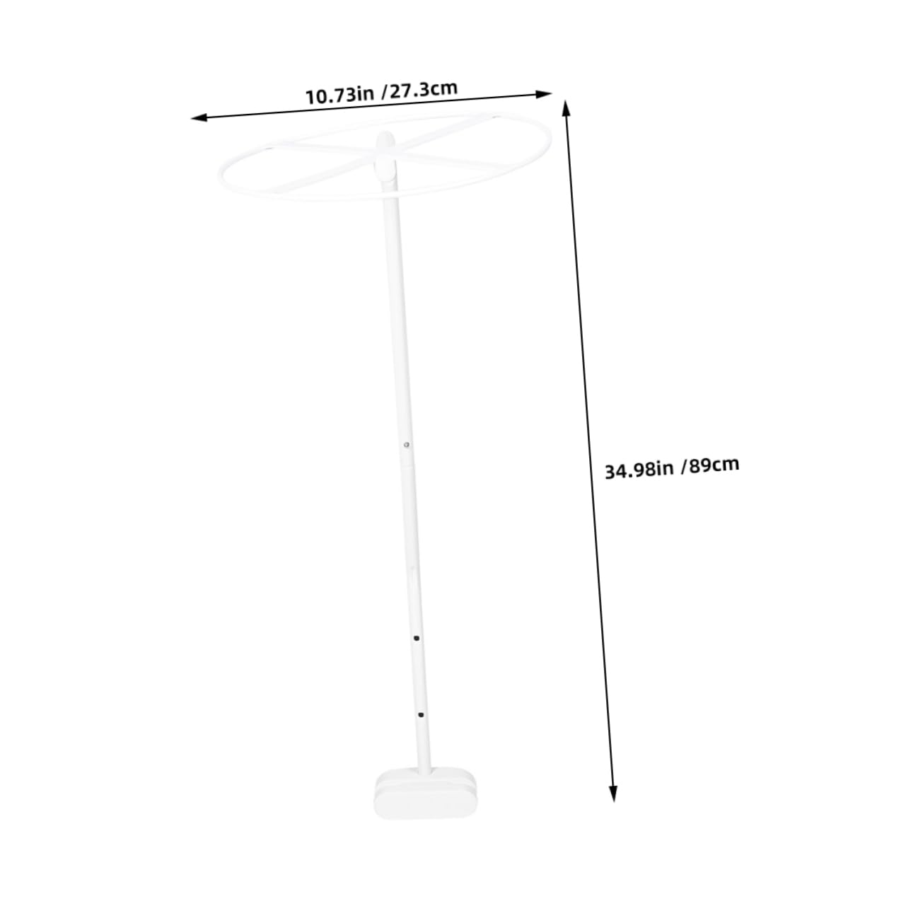 Alipis 2 Set di Staffa Porta Rete in Acciaio Bianco per Lettino di Ragazzo Ragazza, Supporto per Zanzariera Design Smontabile e Installazione Facile, Compatibile Lettino Fino a 2,4cm