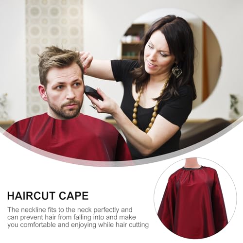Capa impermeable para corte de cabello Homoyoyo con mangas para adultos miniatura 3