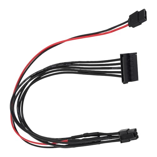 Cable adaptador de alimentación Mini6Pin a SATA 30cm y 35cm miniatura 7