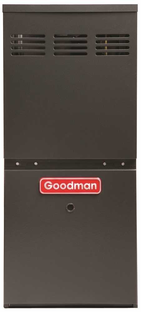 Goodman 80% AFUE Two Stage Upflow/Horizontal multi-speed 80k BTU Natural Gas furnace (17.5 wide) (GR9T800803BN)