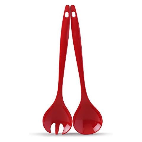 Zeal G205R Premium Salad Servers in Red Cover