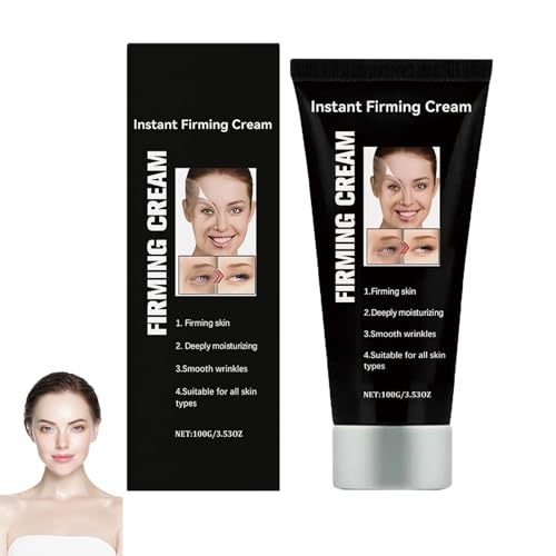 Crème raffermissante instantanée pour le visage, crème anti-rides raffermissante pour le relâchement cutané, réduit les rides et ridules, restaure l'élasticité, lifte et raffermit la peau (1pcs)