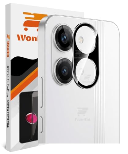 Image of WonRia Pack 1- Back Camera Lens Protector for Poco X8 Pro Max 5G Camera Glass Protector Guard [3D Premium] - Black