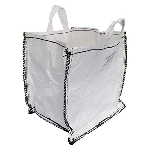 Jardibric - Sac à Gravats 200 kg 50x50x50 cm - Polypropylène 120 g/m² - 2 Anses Renforcées