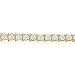 14K Yellow Gold 11 3/4 Carat Diamond Tennis Bracelet, 9 Inches Long, AGS Certified
