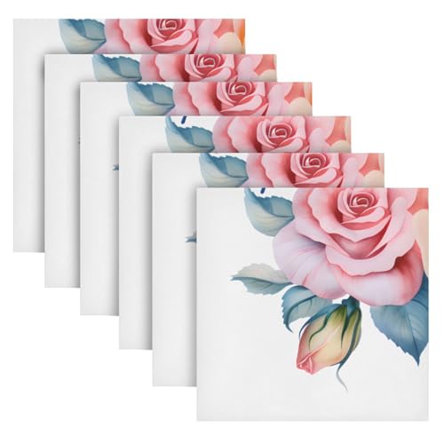 Servilletas de Tela Multicolor Set x6 20 x 20 in miniatura 2