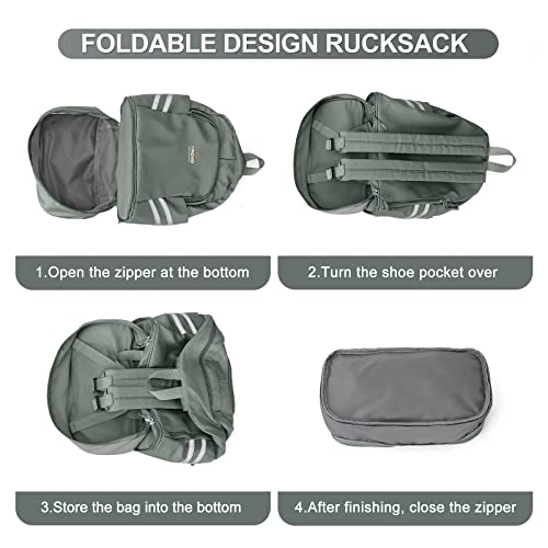 coofay Gym Backpack For Women Waterproof Backpack With Shoe Compartment Lightweight Travel Backpack Sports Backpacks Small Gym Bag