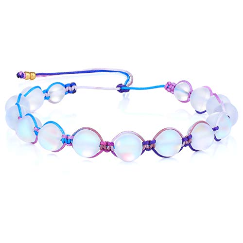 Kelitch Women Moon-Stone Beaded Bracelets Colorful Crystal Strands Bracelets Beach Bracelets Bangles Jewelry #TOP7