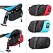 Fcnjsao Bicycles Saddles Bag Hard Shells Seats Bag Bicycles Seats Tube Bag Rear Rack Pouches Bicycles Tail Mount Bag