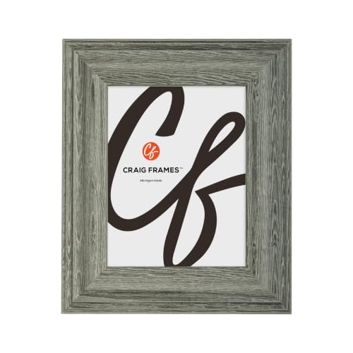 Craig Frames 5x7 Gray Picture Frame for Posters and Gallery Wall