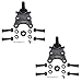 Detroit Axle - Front 2pc Ball Joints for Chevrolet Colorado GMC Canyon Isuzu i-280 i-290 i-350 i-370, 2 Lower Suspension Ball Joints Assembly Replacement