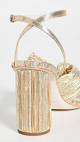 Image of Loeffler Randall Women's Camellia Pleated Bow Heel with Ankle Strap