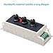 TORCHSTAR DC12V-24V 9A PWM RGB LED Dimmer Controller, 3 Channel Output for RGB Multi-Color LED Strip Lights & Single Color LED Strip Lights, Pack of 1