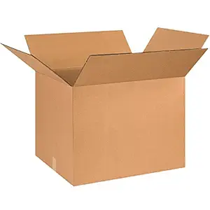 BOX USA 10 Pack of Heavy-Duty Double Wall Corrugated Cardboard Boxes, 26