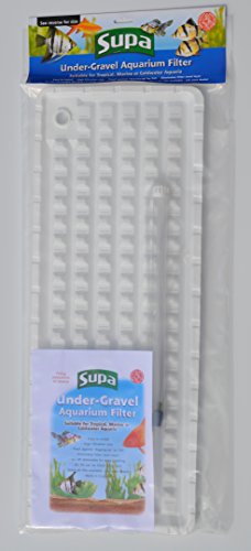 29'' x 11" Aquarium Undergravel Filter Plate, Easy Setup and Maintenance Under Gravel Filter for Any Fish Tank or Aquarium