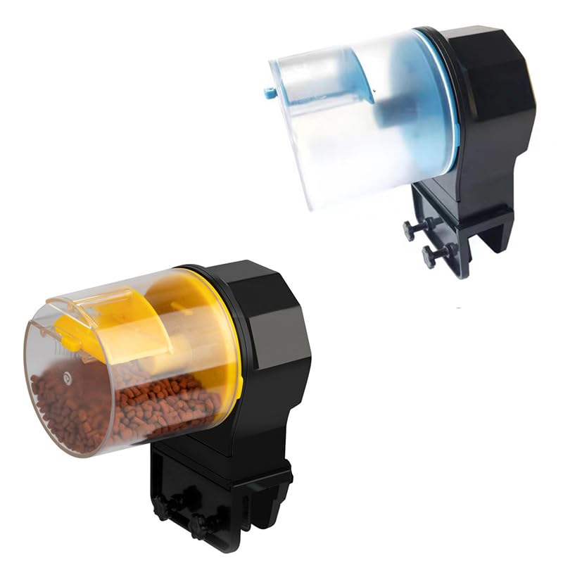 Mangiatoia Automatica Per Pesci Con Timer - Dispenser Cibo Silenzioso, Per Acquario, Fino A 4 Pasti - Foto 9