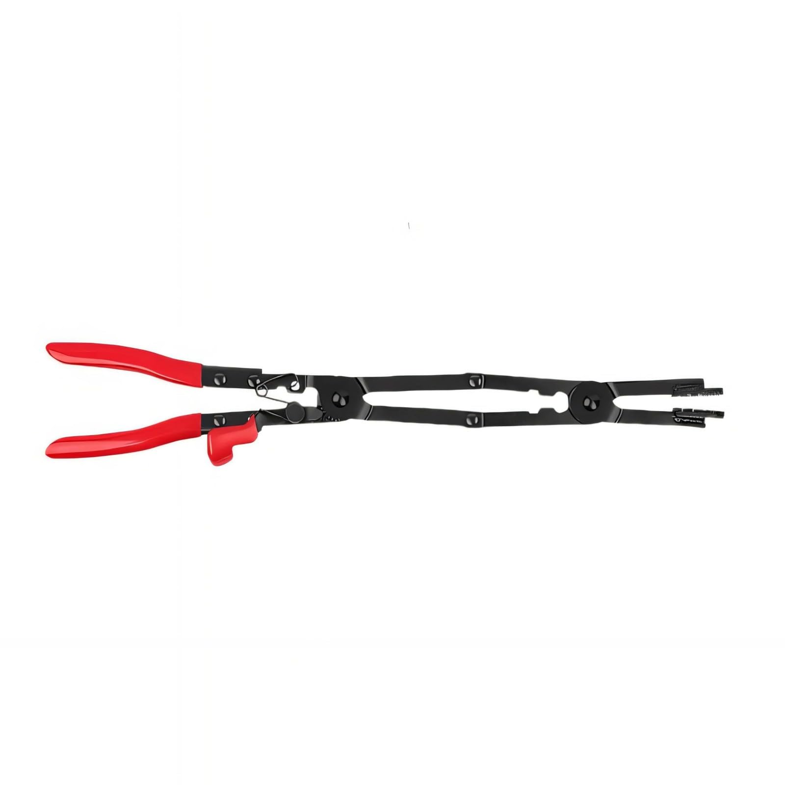 Zbiianxer Straight Head Clamp Tool For Automotive Hose Pipe Reach Hose Clamp Pliers Oil Water Auto Serrated Jaw Pliers For Automobiles