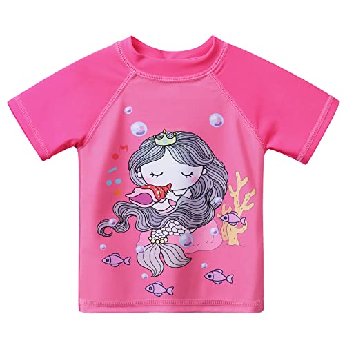 Image of Girls Long Sleeve Zipper Rash Guard 1 Piece UPF 50+ Sun Protection