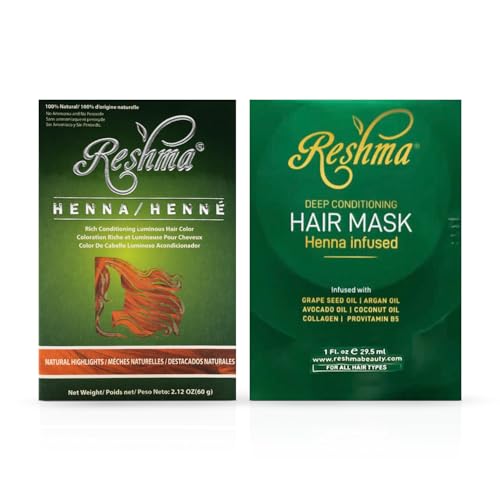 Reshma Beauty Color de Henna para Cabello con Mascarilla