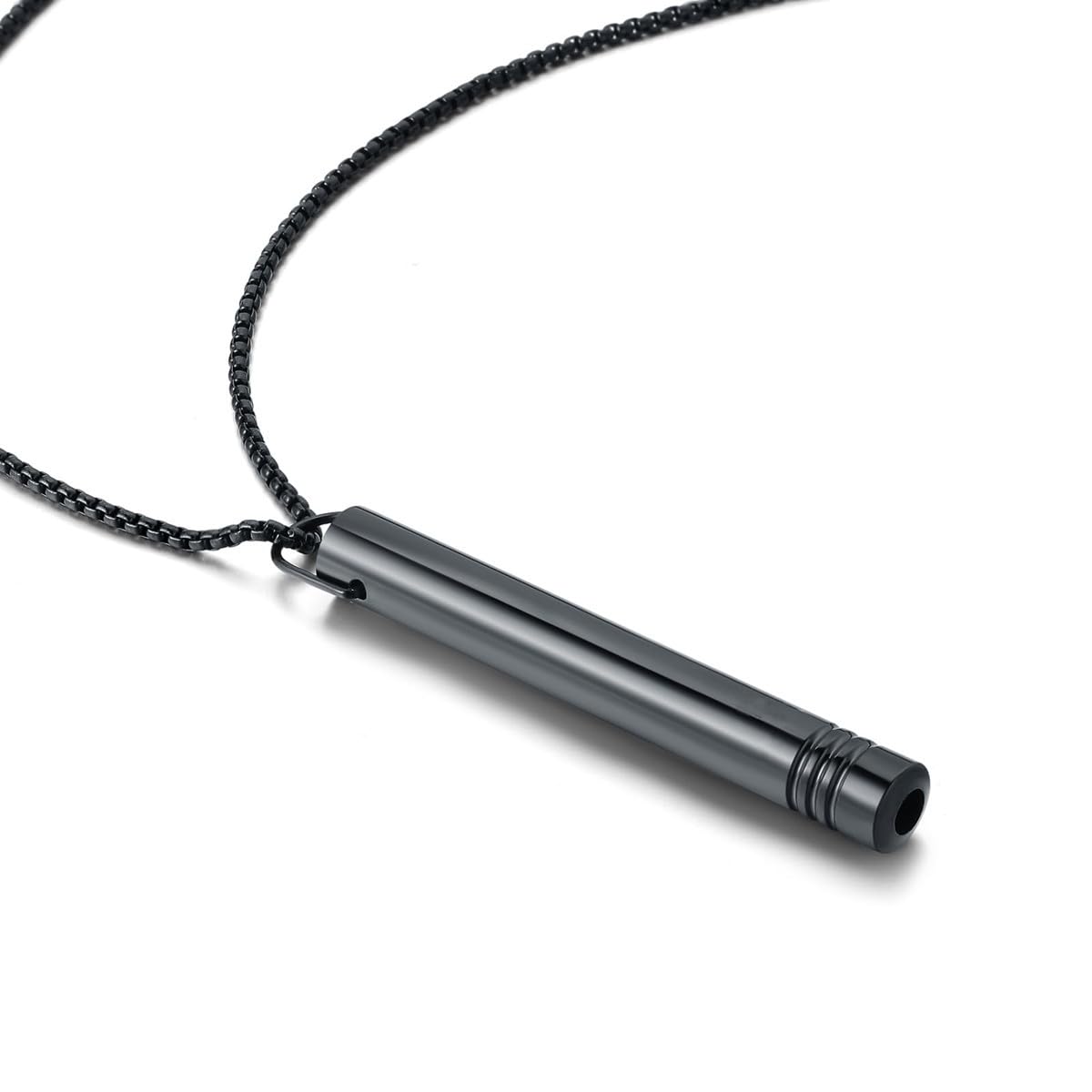 Dzxin Collar de Respiración, Collar de Aliviar Ansiedad, Collar para Dejar de Fumar, Collar de Respiración Profunda para ejercicios de respiración,meditación y relajación