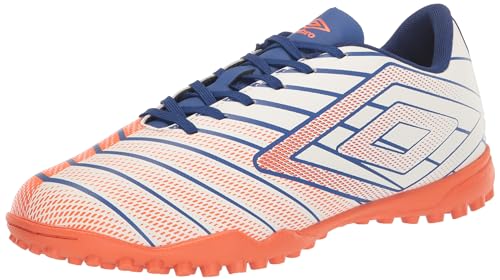 Crampons Umbro Velocita Elixir League TF blancs et orange en taille 43