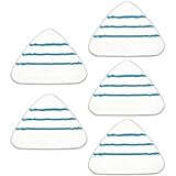 5 Stück ErsatzPads für Dampfreiniger Mikrofaser Bodentücher Dampfbesen Pad Ersatztücher Allgemein Zubehör für Dreieckigem