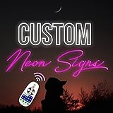 FIREOCITY Neon Signs Custom, Personalized Neon Signs for...