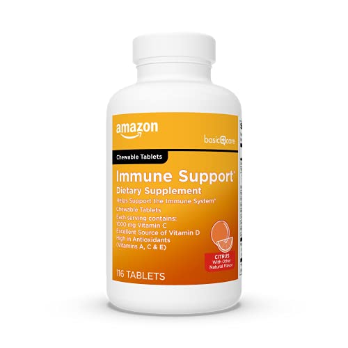 Amazon Basics - Chewable Tablets, Immune Support Citrus Chew Tablets, 116 Count (Previously Amazon Basic Care) - image 9