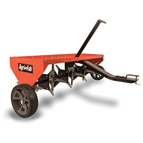 Agri-Fab 45-0299 48" Tow Behind Lawn Plug Aerator with Universal Hitch; Designed to Pull Behind Lawn & Garden Tractors Cover