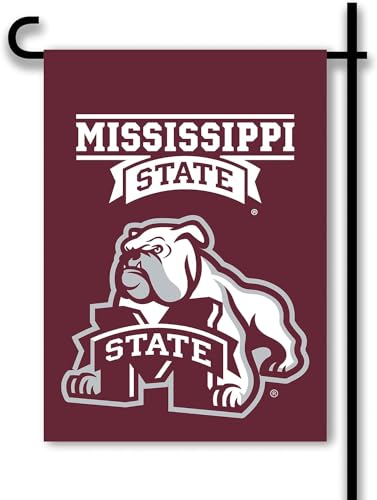 Pro Sport Collegiate Garden Flag - 2-Sided Weatherproof (Mississippi State)