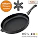 Produktbild Eurolux Premium Brat-Pfanne, 28 cm Durchmesser, 5 cm hoch, aus Aluminium-Guss  Made in Germany, Induktionspfanne mit Stiel-Griff und extra Pfannenschoner, für Induktion geeignet, schwarz, rund
