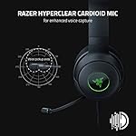 Razer Kraken V3 X Wired USB Gaming Headset: Lightweight Build - Triforce 40mm Drivers - HyperClear Cardioid Mic - 7.1 Surround Sound - Chroma RGB Lighting - Black - Image 4