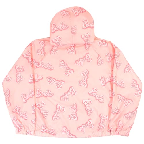 Barbie Girls Nylon Windbreaker Jacket Kids Rain Jacket for Big and Little Kids Girls Rain Jacket2