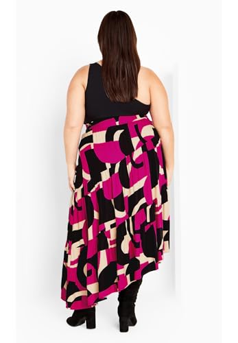 Women's Plus Size Saskia Tiered Skirt3