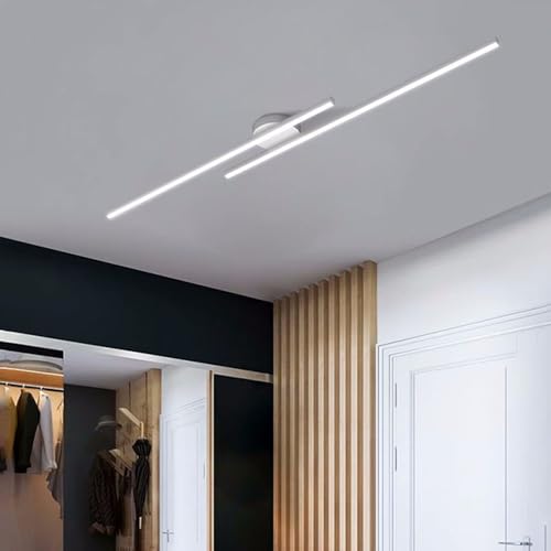 Lámpara lineal de techo para salón minimalista de 120cm 4