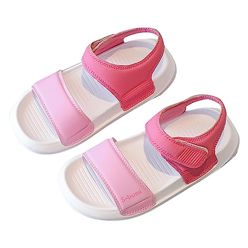 Toddler Little Kid Beach Sandals Summer Casual Walking Shoes Princess Flat Sandals With Ruffle Girls Sandals Size 11