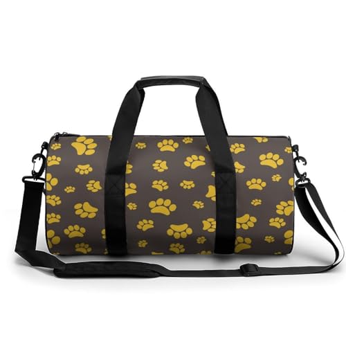 Sac de sport marron 45x23x23cm pour gym et weekend