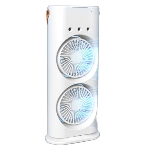 Ventilador Mini Ar Condicionado Umidificador 280 ML LED Climatiza...