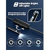 Acoath Endoscope Camera with Light, Dual-Lens 1920P HD Borescope with 8 Adjustable LED Lights, IP67 Waterproof Boroscope Inspection Tools, 16.4ft Semi-Rigid Snake Camera for iOS & Android