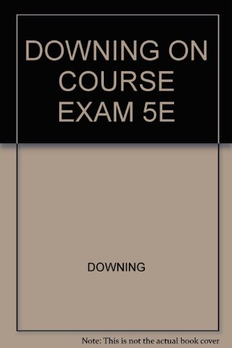 DOWNING ON COURSE EXAM 5E 0618834028 Book Cover