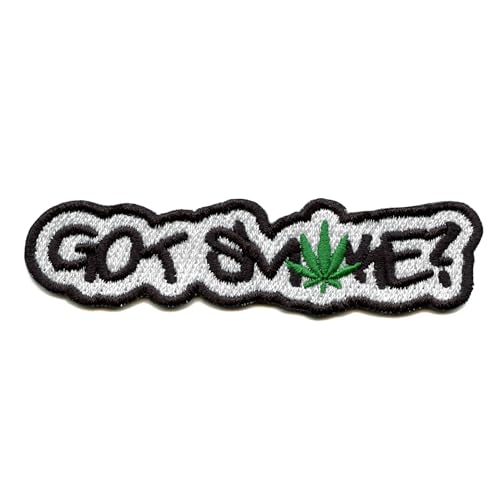 Got Smoke Patch Weed Leaf Embroidered Iron On