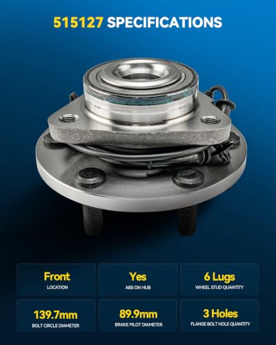 Image of PHILTOP 515127 x1 Front Wheel Hub Assembly for Nissan Armada