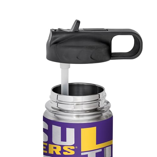 Rico Industries NCAA LSU Tigers 22oz Stainless Steel Tumbler with Lid - Great For Coffee, Tea, Water or Cocktails by Rico Industries - Used condition - Image 5