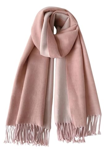ピンク色のストール・マフラー