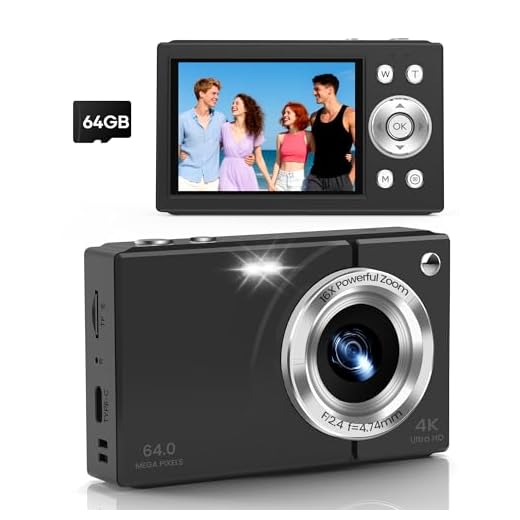Compact 4K Vlogging Digital Camera