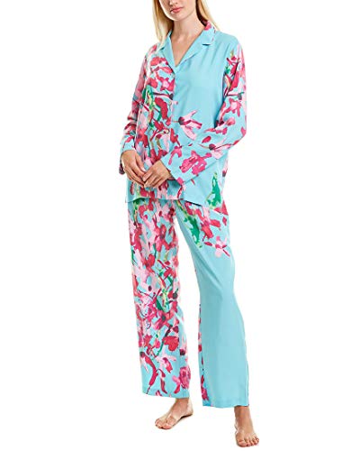 Pyjama imprimé en charmeuse Natori : ensemble de nuit de luxe pour femme