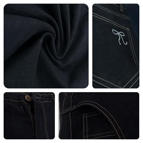 Image of GRECIILOOKS Denim Shorts for Women | Shorts for Woman | Western Denim Short's - Trendy Knee Length Casual Bottoms | Daily Relaxed Fit Summer Stylish with Functional Pockets