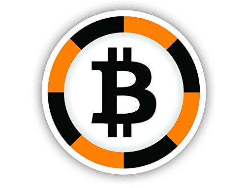 Bitcoin Vinyl Sticker - Vinyl Decal - Laptop, Decor, Window Vinyl Decal Sticker - (4” Vinyl Decal)